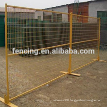 temporary wire fence for construction site